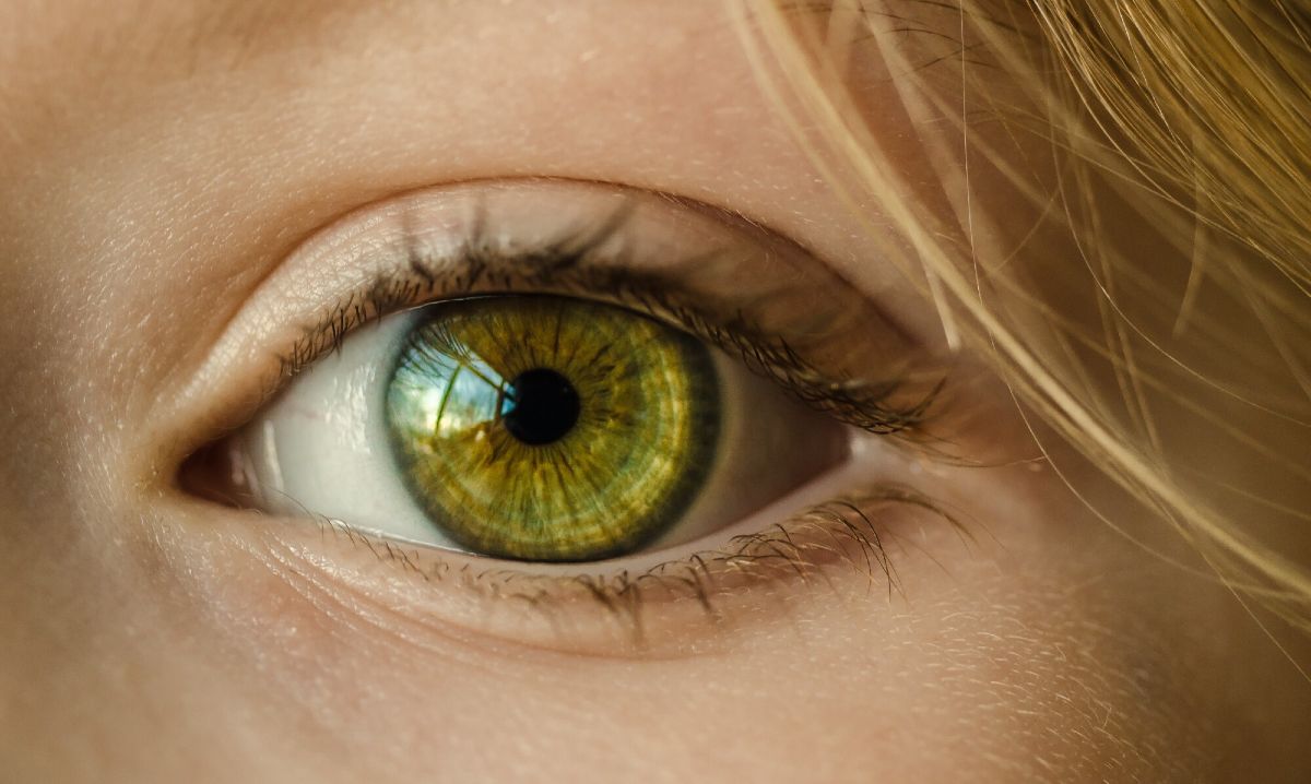 A woman's eye close-up 